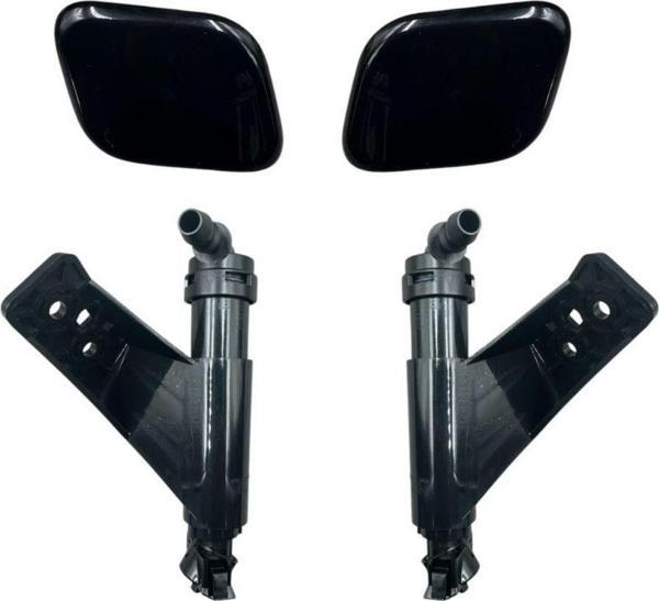 Hyundai SantaFe Far Yıkama Kapak + Motor Sağ-Sol Set  2013-2015  - Image 1