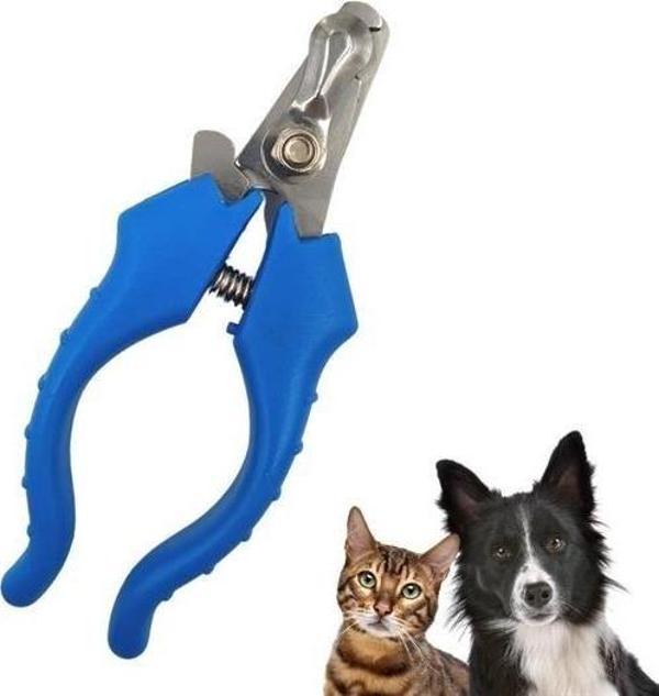 Evcil Hayvan Kedi ve Köpek Paslanmaz Çelik Yaylı Tırnak Makası ve Düzeltme - Image 1