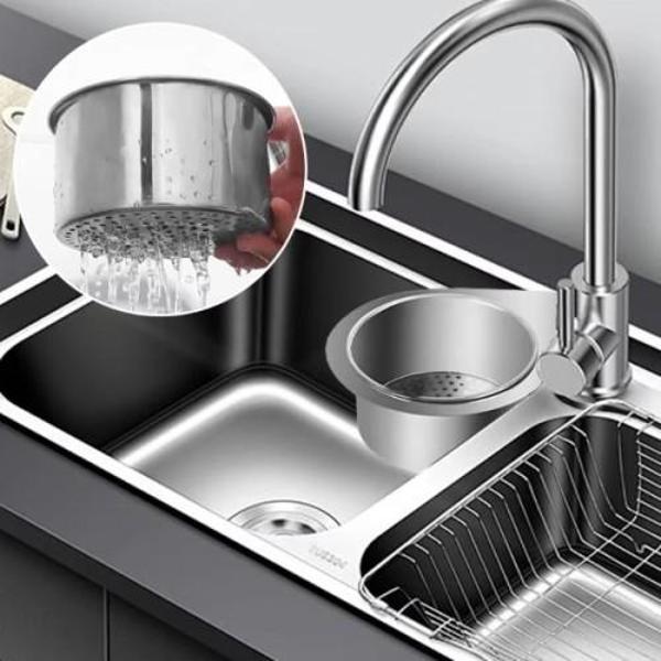 Kuğu Tasarımlı Paslanmaz Lavabo Drenaj Sepeti - Image 1