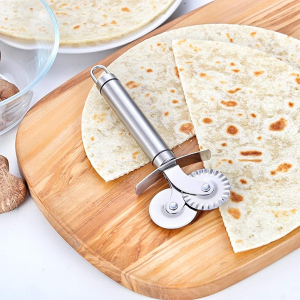 Çift Başlıklı Pizza Hamur Bıçağı - Image 1