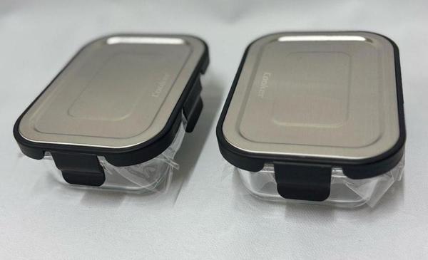 Cooker CKR3486 Cam Saklama Kabı 370 ml Siyah 2 Adet - Image 1