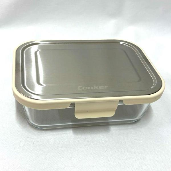 Cooker CKR3488 Cam Saklama Kabı 1000 ml Krem - Image 1