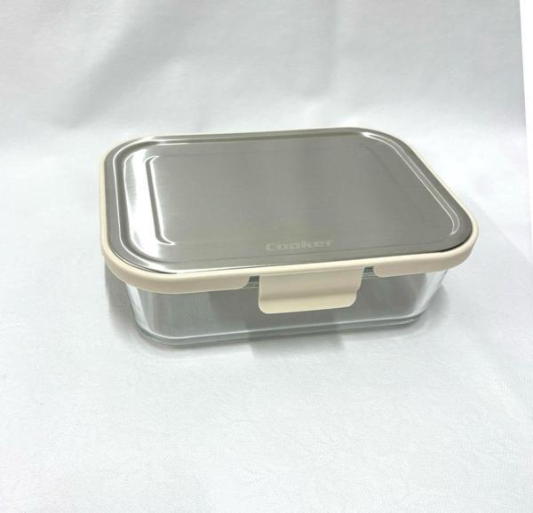 Cooker CKR3489 Cam Saklama Kabı 1500 ml Krem - Image 1