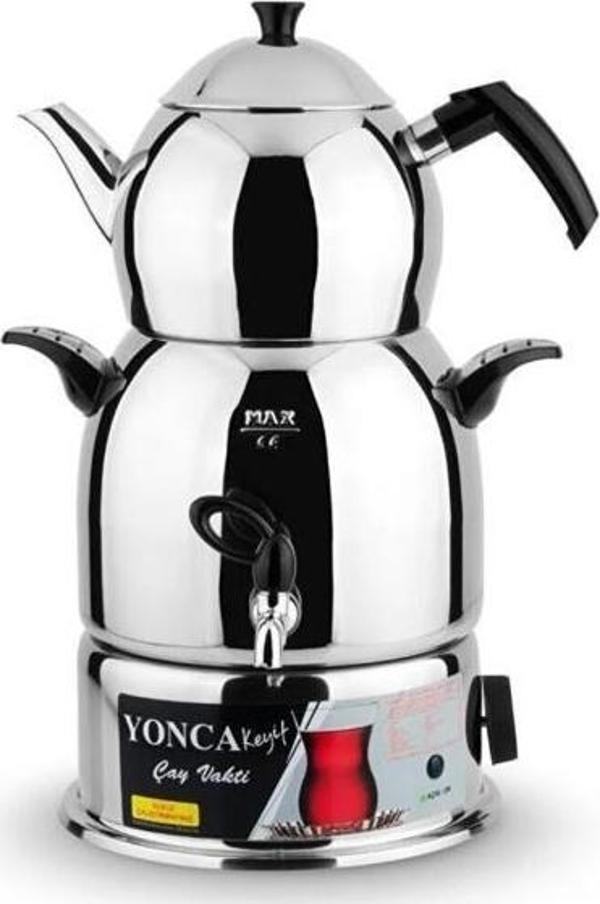 Yonca Keyif Elektrikli Çelik Semaver - Image 1