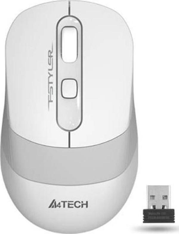 A4 Tech Fg10 Beyaz 2.4g Nano 2000dpı Kablosuz Mouse - Image 1