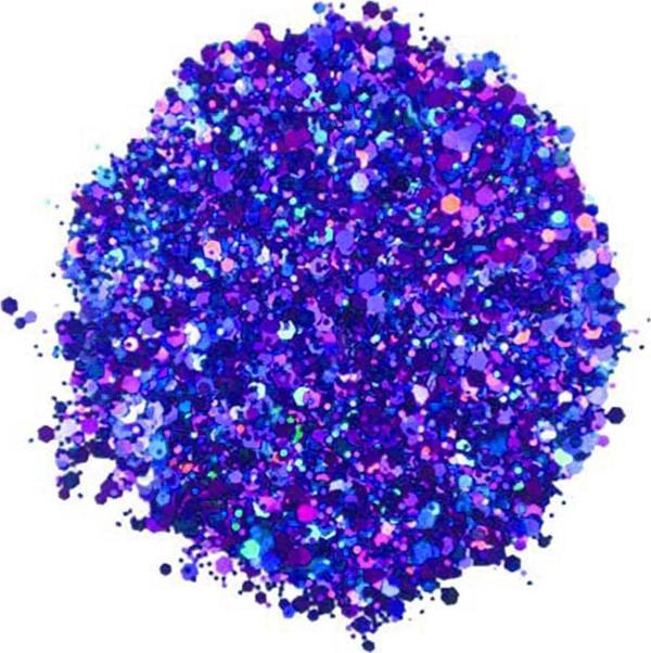 Glitter Sim Epoksi Süsleme Aksesuarı 5 GR  Mor - Image 1