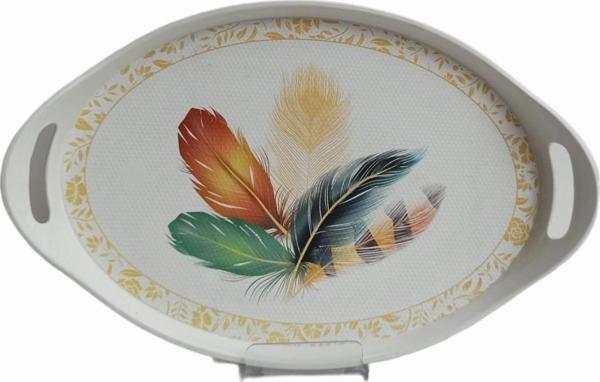 Harmony Asl013 Hmn Oval Çay Kahve Tepsisi - Image 1
