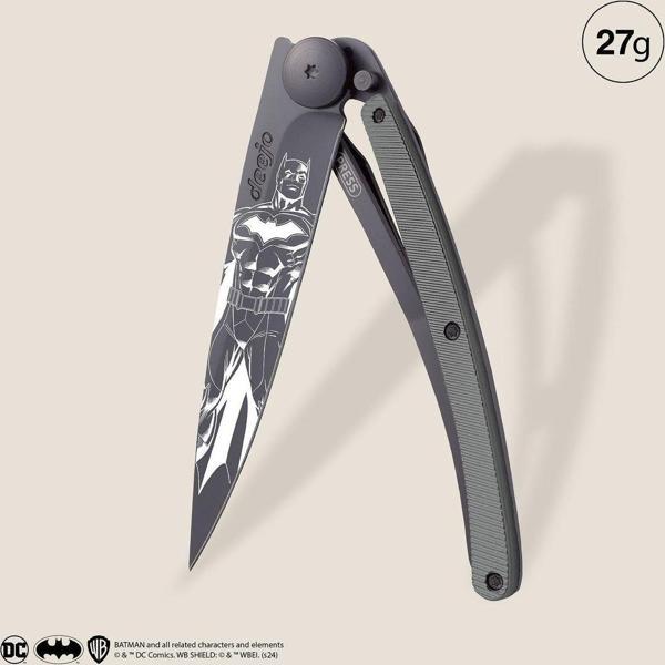 Deejo 27g, Blue Aluminium, The Batman Çakı - Image 1