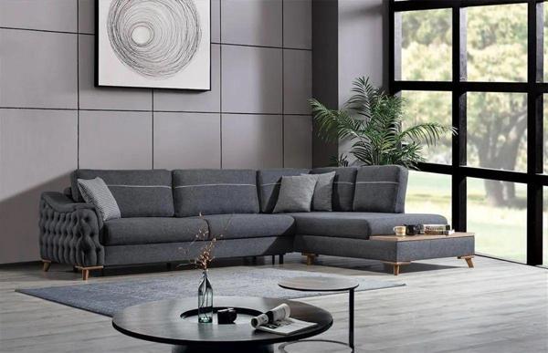 Dekorbizden Karya Çekyatlı Sandıklı Köşe Koltuk - Image 1