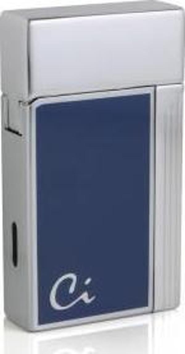 Caseti Tek Torch Pürmüz Lacivert-Gümüş Puro Çakmak CA0160001 - Image 1