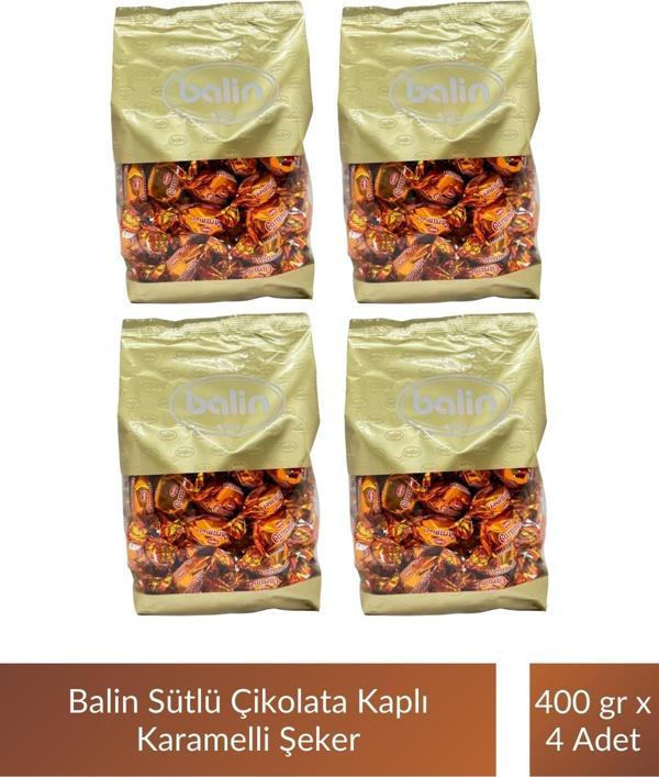 Balin Karamel Sütlü Şeker 400 gr x 4 Adet - Image 1