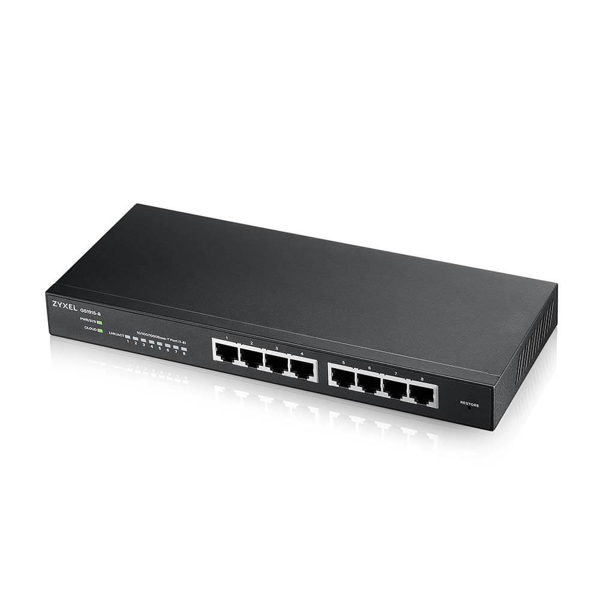 ZyXEL GS1915-8, 8 Port, GigaBit, Yönetilebilir, Masaüstü Akıllı Switch - Image 1