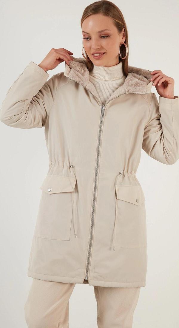 Only Kadın Çift Taraflı Mont Kürklü Parka - 15208727 - Image 1