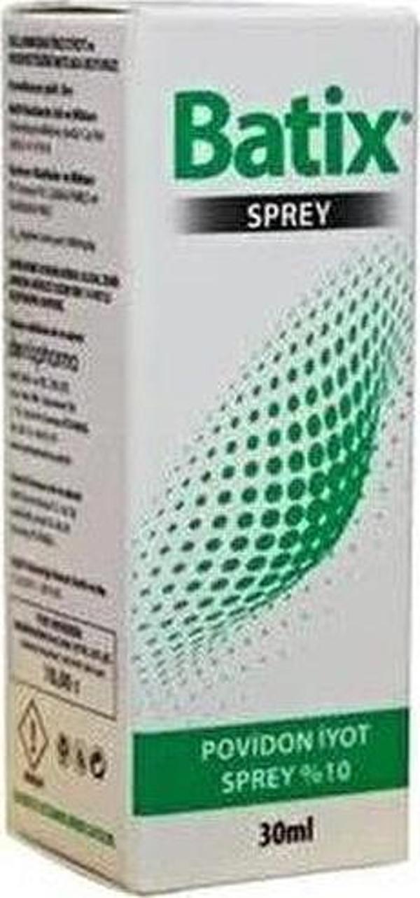 Batıx Povıdon Iyot %10 Sprey 30ml - Image 1