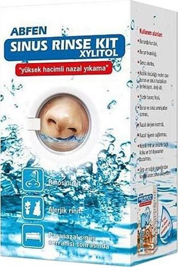 Abfen Farma Abfen Sinus Rinse Kit Xylitol | Yüksek Hacimli Nazal Yıkama Kiti - Image 1