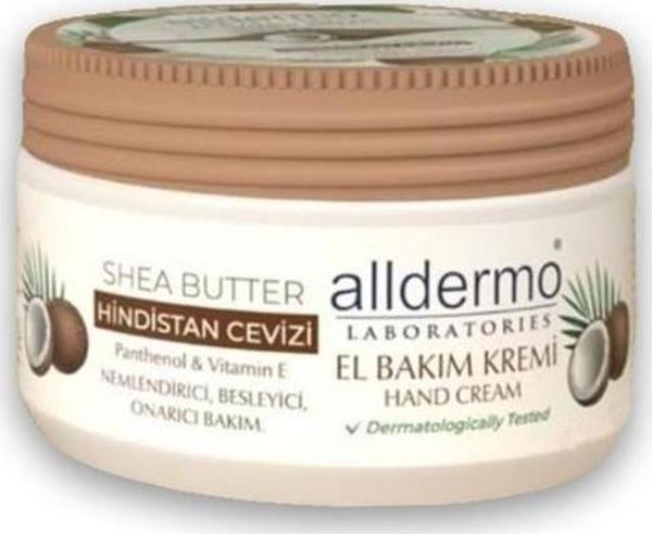 Alldermo El Bakım Kremı Shea Butter Hındıstan Cevızı 250 Ml - Image 1