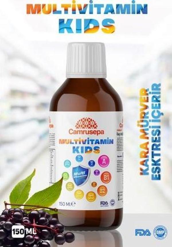 Camrusepa Multivitamin Kids Şurup 150 Ml - Karamürver Ekstresi - Image 1
