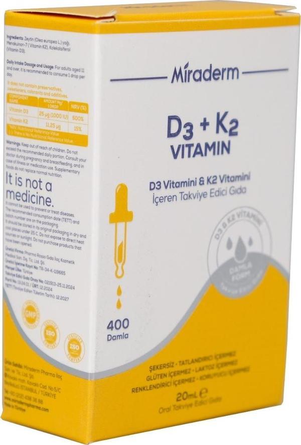 Mıraderm D3k2 20 Ml Damla - Image 1