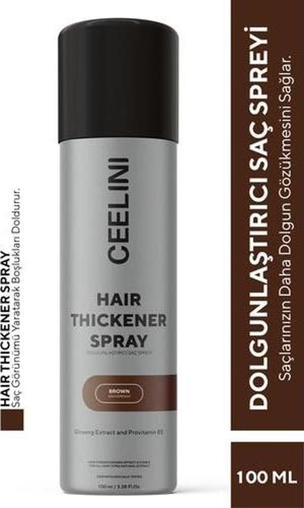 Ceelini Saç Dolgunlaştırıcı Sprey 100 Ml - Kahverengi - Image 1