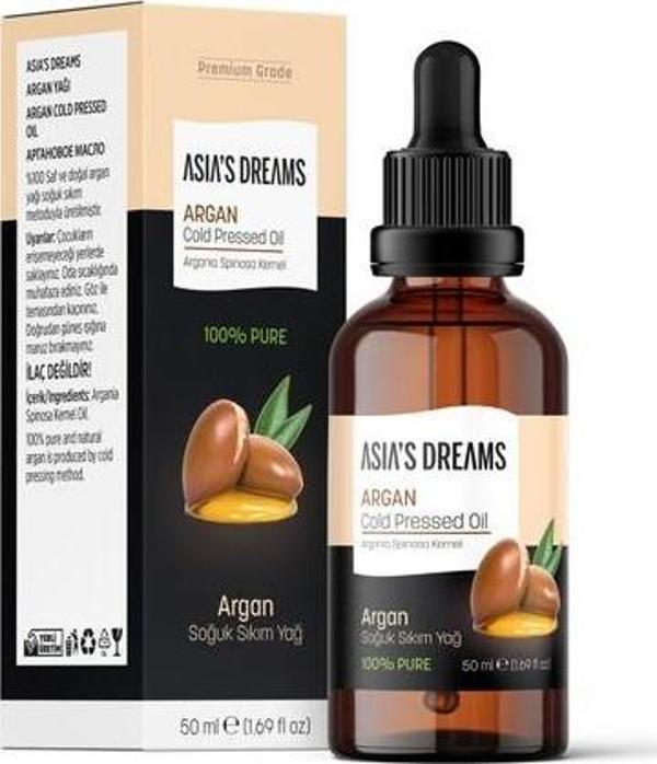 Asia's Dreams Argan Soğuk Sıkım Yağ 50 Ml - Image 1