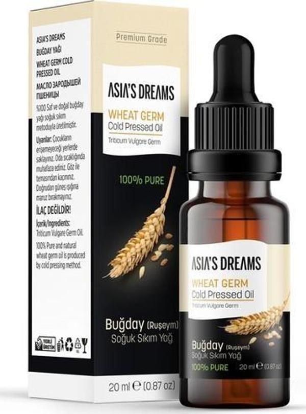 Asia's Dreams Buğday (ruşeym) Soğuk Sıkım Yağ 20 Ml - Image 1