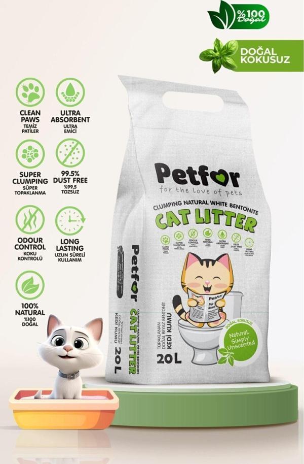 Petfor 20 Lt Natural Kedi Kumu - Image 1