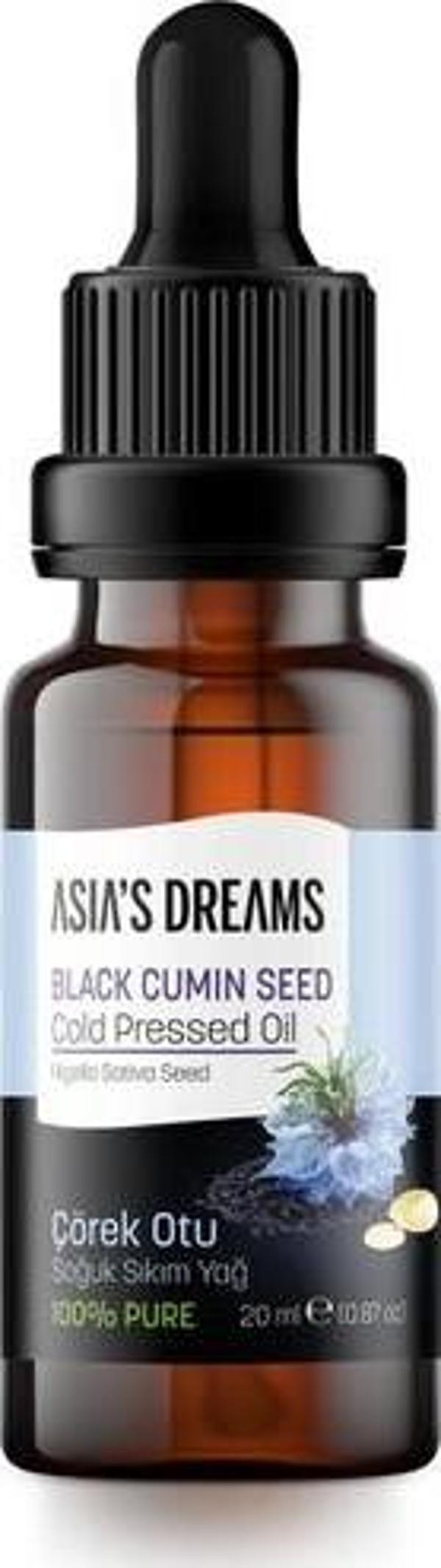 Asia's Dreams Çörek Otu Soğuk Sıkım Yağ 20 Ml - Image 1