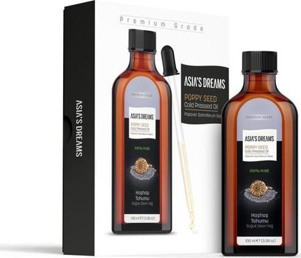 Asia's Dreams Haşhaş Tohumu Soğuk Sıkım Yağ 100 Ml - Image 1