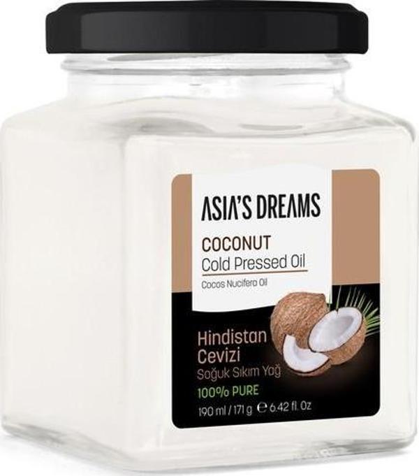 Asia's Dreams Hindistan Cevizi Yağı 190 Ml - Image 1