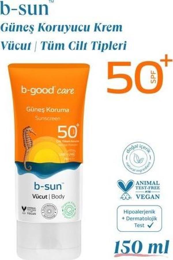 B-good Yetişkin Güneş Kremi Spf 50+ Vücut Için 150 Ml - Image 1