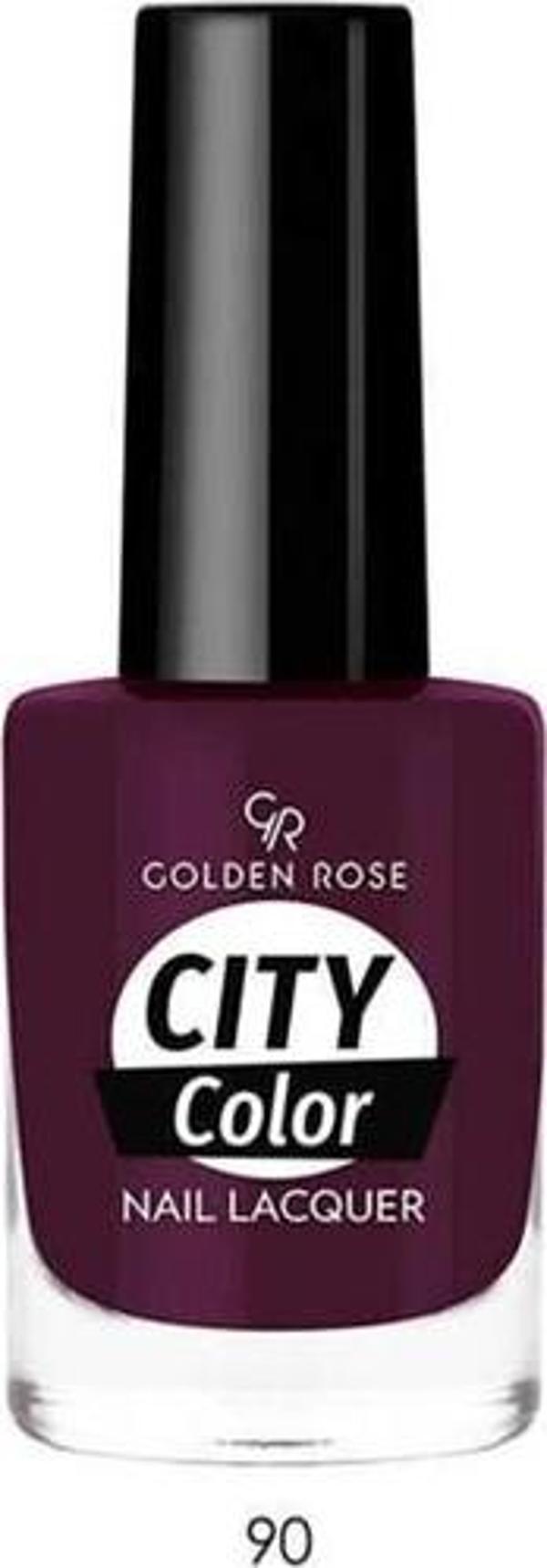 Golden Rose City Color Nail Lacquer No:90 - Image 1