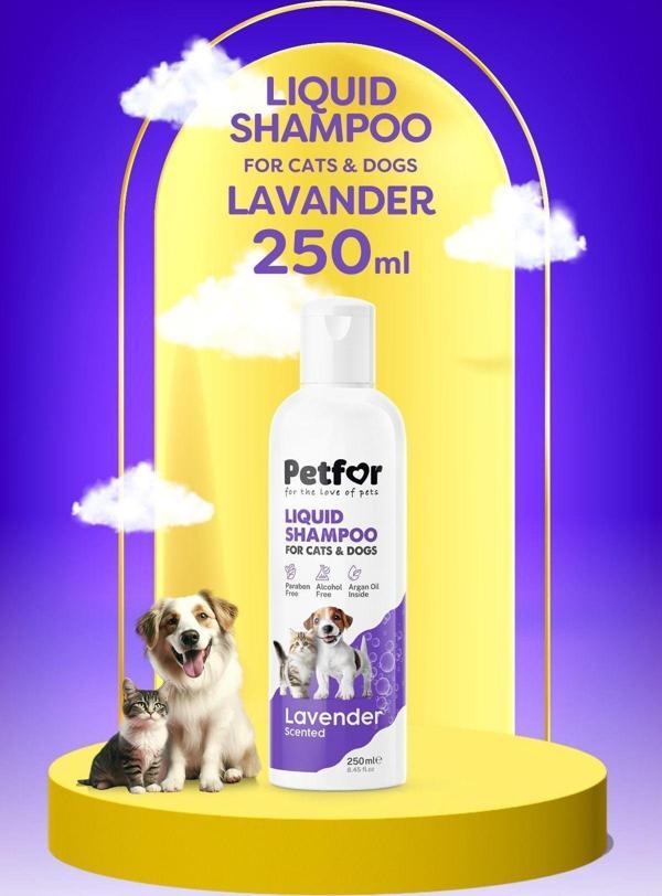 Petfor Kedi Ve Köpekler İçin Lavantalı Şampuan 250 Ml - Image 1