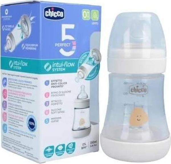 Chicco Biberon P5 Antikolik Pp Yavaş Akış 150ml 0 Ay+ Unisex - Image 1