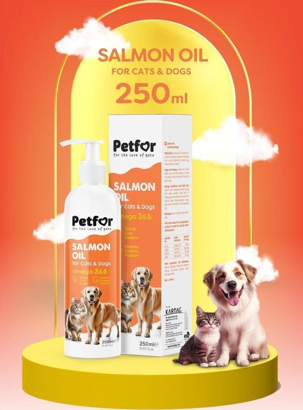 Petfor Somon Yağı 250 Ml Kedi Ve Köpekler İçin - Image 1
