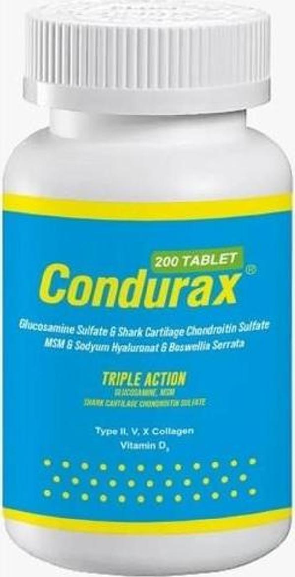 Condurax Glucosamıne Shark Cartılage Chondroıtın 200 Tb - Image 1