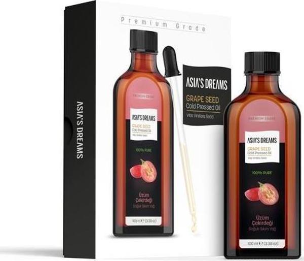 Asia's Dreams Üzüm Çekirdeği Soğuk Sıkım Yağ 100 Ml - Image 1