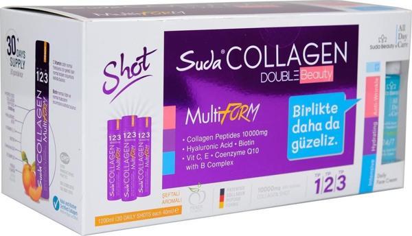 Suda Collagen Double Beauty Multıform Peach 40mlx30shot - Image 1