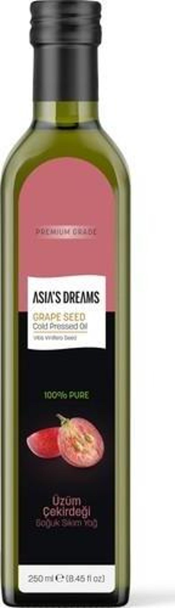 Asia's Dreams Üzüm Çekirdeği Soğuk Sıkım Yağ 250 Ml - Image 1