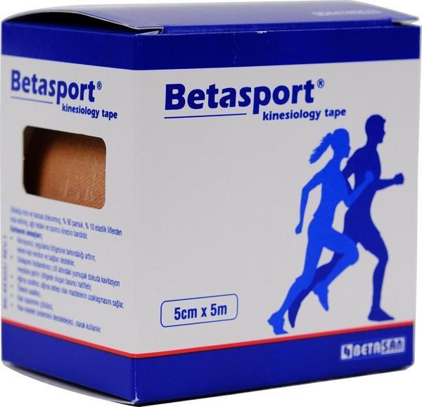 Betasport Kinesio Tape Destek Bandaj 123 Ten Rengi 5m X 5cm - Image 1