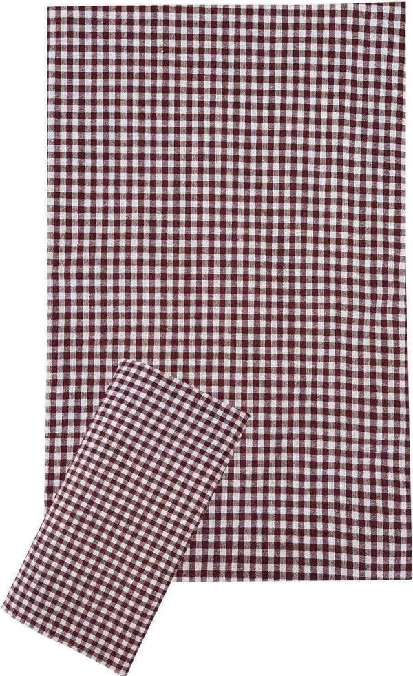 Zefir Desen Sofra Bezi Masa Örtüsü 170 x 170 Cm Bordo - Image 1