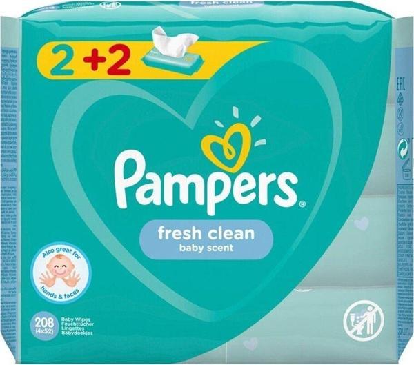 PRİMA ISLAK HAVLU FRESH TEMİZ FERAH 52Lİ 4 ADET  - Image 1