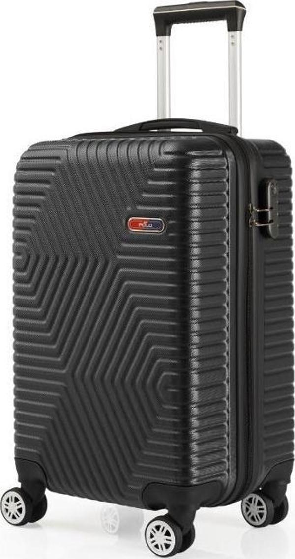 G&D Polo Suitcase Abs Siyah Kabin Boy Valiz 600.01-K - Image 1
