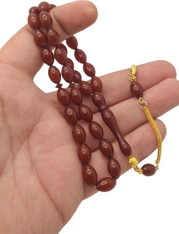 Han Ticarethane Osmanlı Benzetme Sıkma Kehribar Tesbih - Image 1