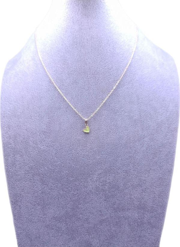 Han Ticarethane Yeşil Kalp Model Kolye - Image 1