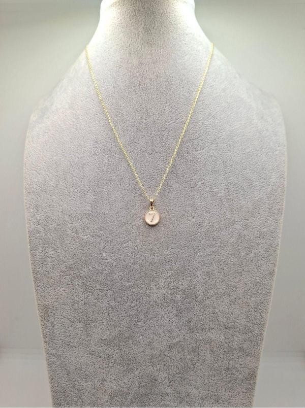 Han Ticarethane Altın Renk 7 Numara Sayı Kolye - Image 1