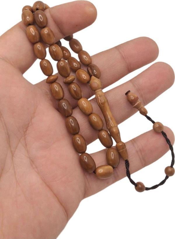 Han Ticarethane Badem Kesim Doğal Kuka Tesbih - Image 1