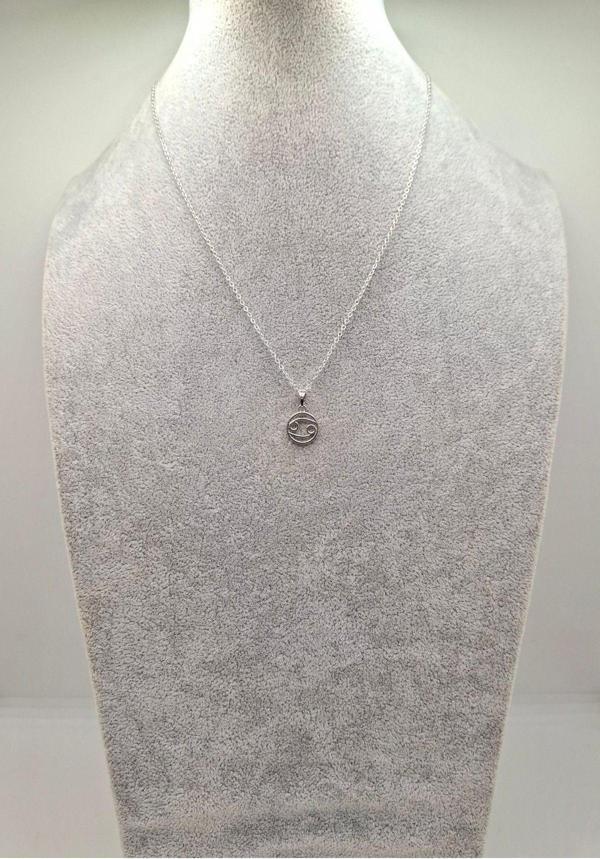 Han Ticarethane Gümüş Renk Yengeç Burcu Model Kolye - Image 1