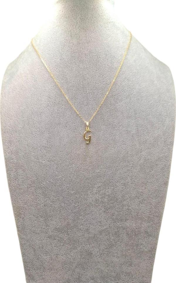 Han Ticarethane Altın Renk Ğ Harfi Kolye - Image 1