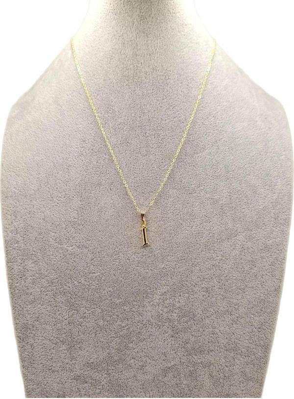 Han Ticarethane Altın Renk İ / I Harfi Kolye - Image 1