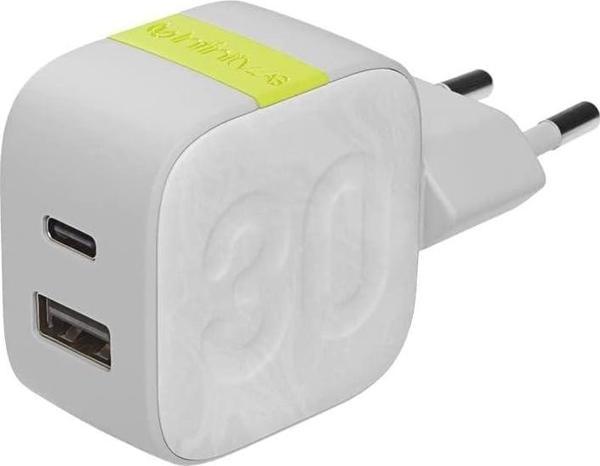 Infinity Lab InstantCharger 30W 2 USB Şarj Cihazı, Beyaz_x000D_
IL.ILINC30WWHTEU_x000D_
 - Image 1